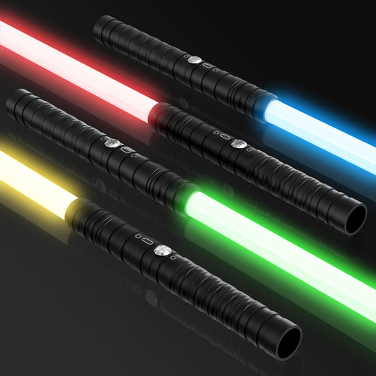 Aluminum Alloy Handle Energy Blade Prop - 15 RGB (4 Dynamic Modes) | Obsidian Black Edition | Real-life Role Playing Game